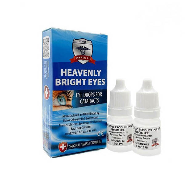 Ethos Bright Eyes Cataract Drops 10ml & bottles
