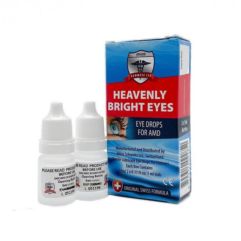 Ethos Bright Eyes NAC Eye Drops for AMD 10ml & bottles