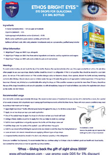 Specification sheet page 1